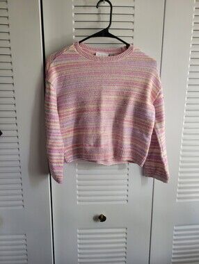 Place Multicolor Striped Sweater Size M(7/8)